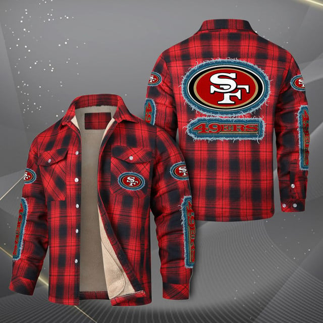 PREMIUM CLASSIC NFL X SF49 Casual Cotton Fleece Jackets  NDT TDT