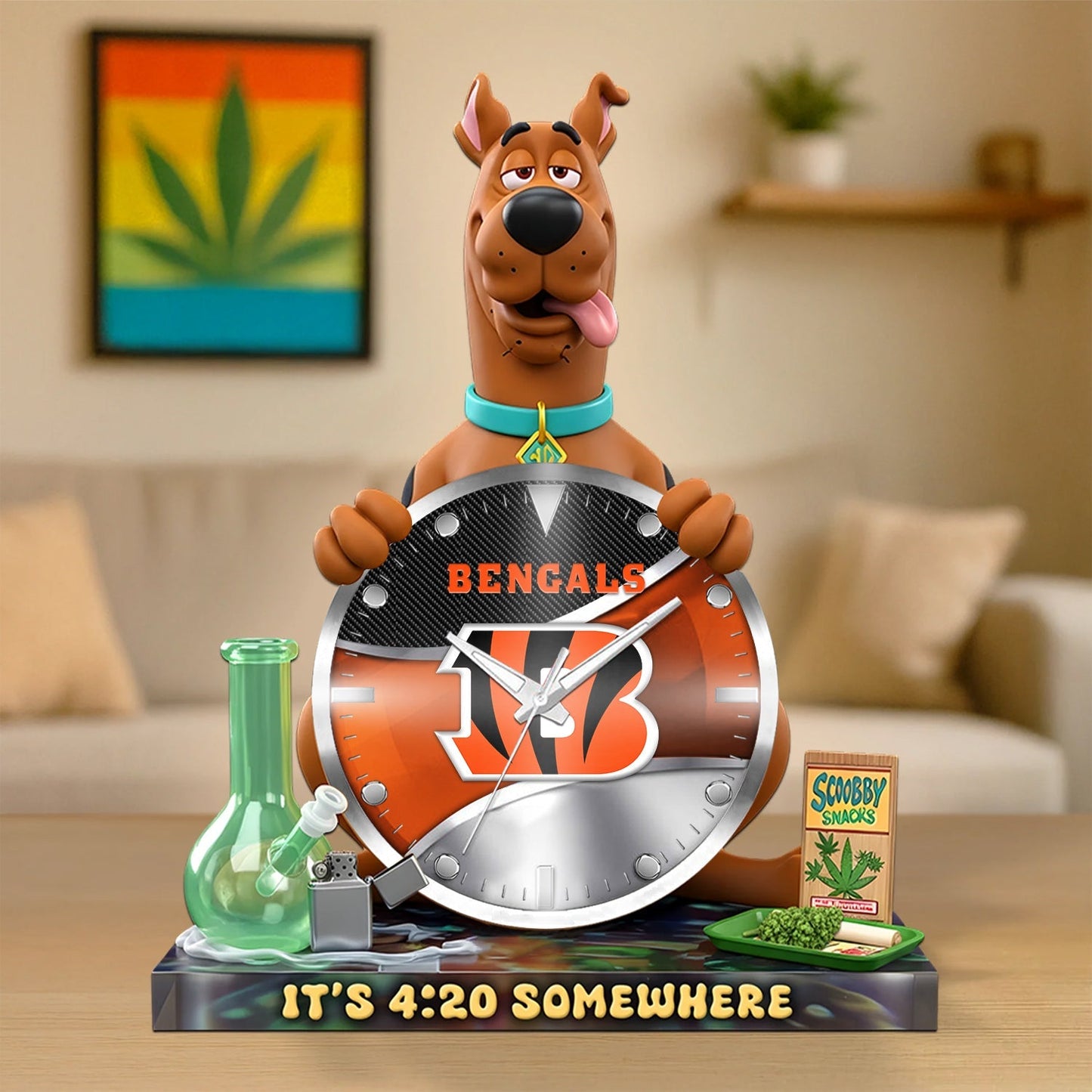 PREMIUM DESK CLOCK PLANQUE X CIN NDT NHM