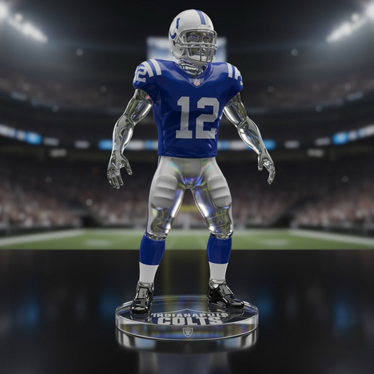 Premium IND x NFL Crystal Style Desktop Ornament DatND DVT