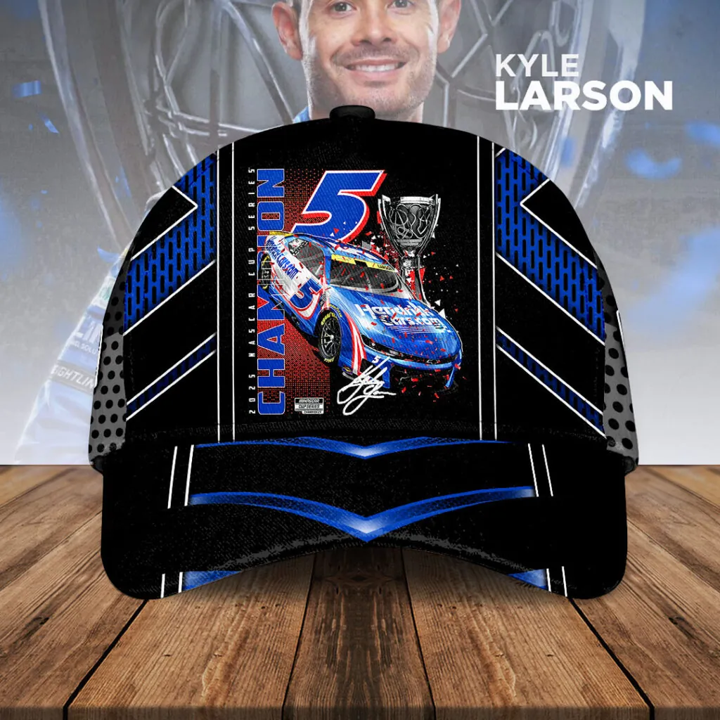 Premium Kyle Larson NASCAR Cup Series Champion 2025 Cap V2 NMD TTV