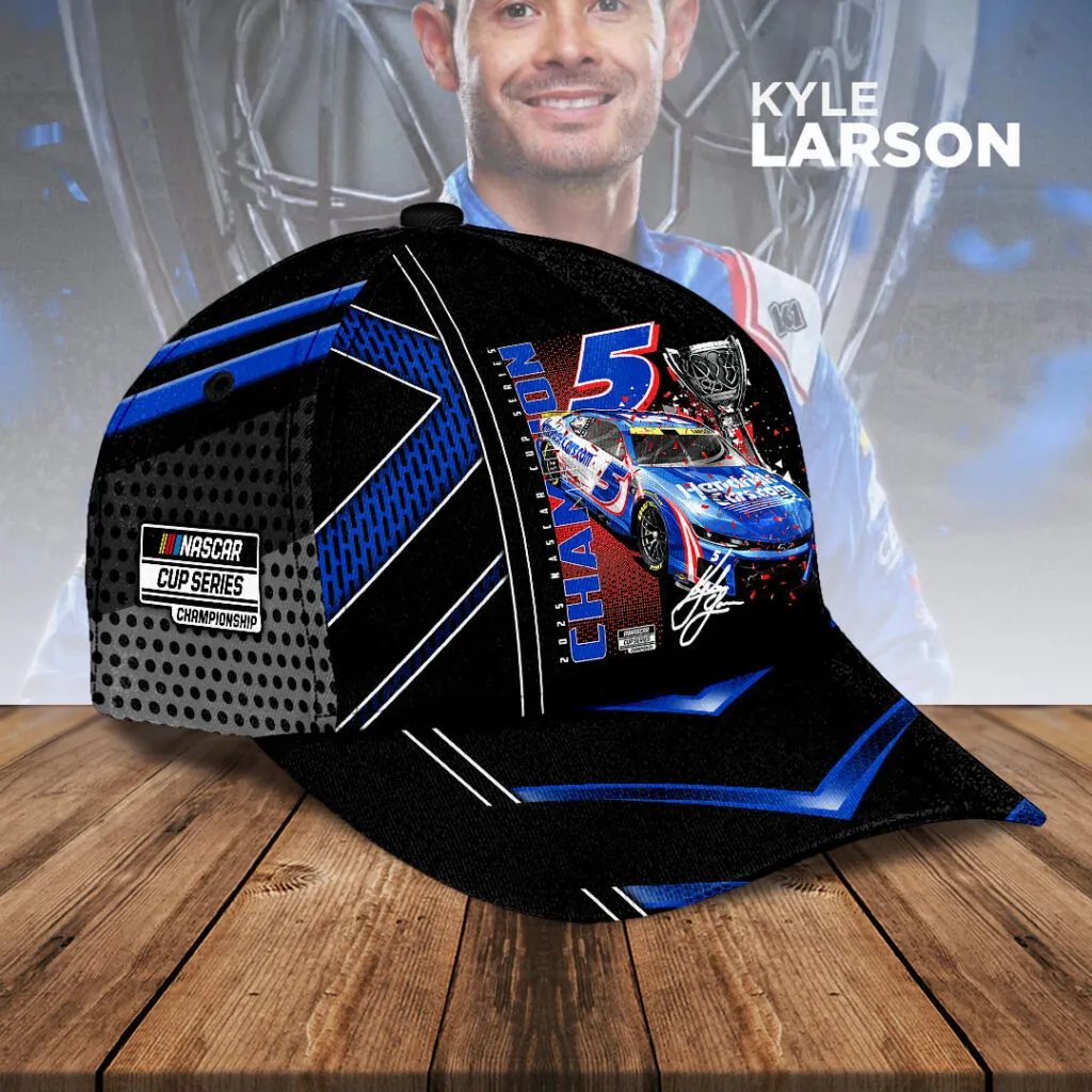 Premium Kyle Larson NASCAR Cup Series Champion 2025 Cap V2 NMD TTV