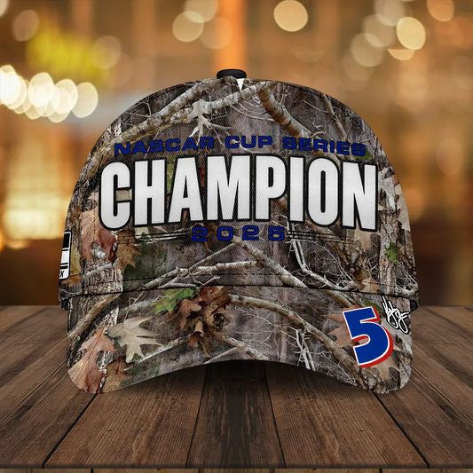 Premium Kyle Larson NASCAR Cup Series Champion 2025 Cap V4 NMD TTV