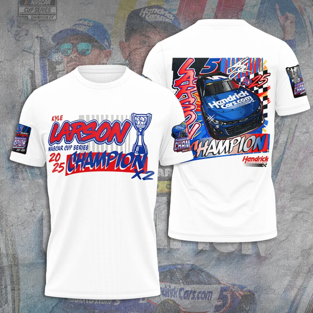 Premium Kyle Larson NASCAR Cup Series Champion 2025 Shirrt V5 NMD TTV