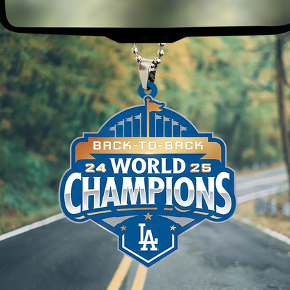 Premium MLB LAD World Series  Acrylic Car Ornament V1 NMD 031125 TTV