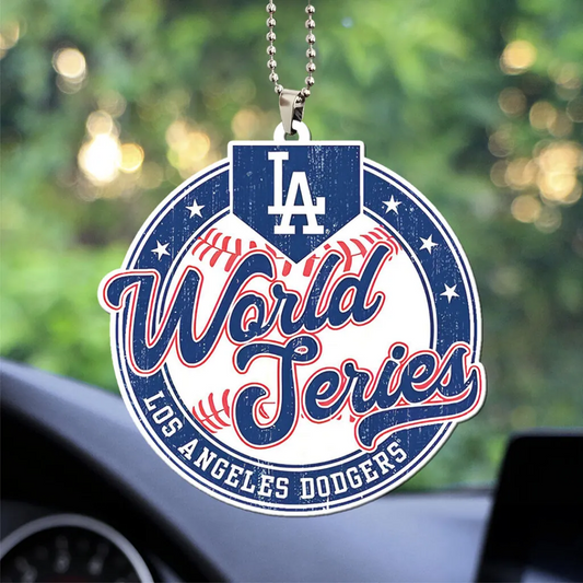 Premium MLB LAD World Series Acrylic Car Ornament V5 NMD 031125 TTV