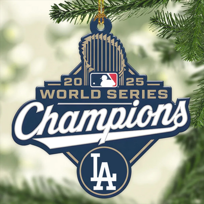 Premium MLB LAD World Series Acrylic Ornament V3 NMD 031125 TTV
