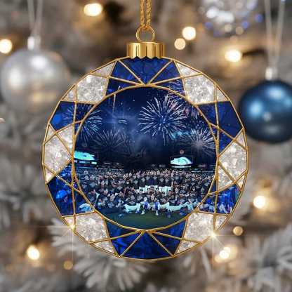 Premium MLB LAD World Series Glass Decorative Ornament V1 NMD 031125 TTV