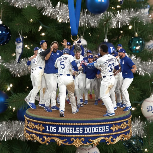 Premium MLB LAD World Series Ornament V9 NMD 031125 TTV