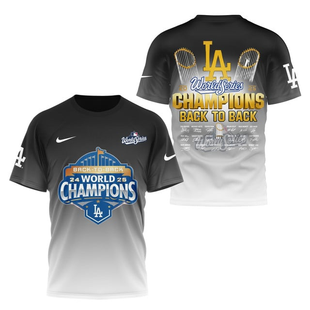 Premium MLB LAD World Series T-Shirt V11 NMD TTV