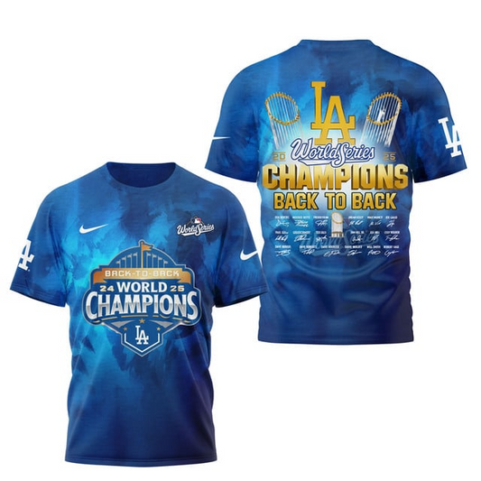 Premium MLB LAD World Series T-Shirt V13 NMD TTV