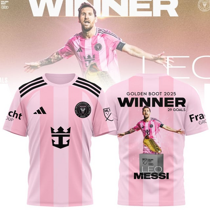 Premium MLS LNM Golden Boot 2025 Winner T-shirt V13 NMD TTV