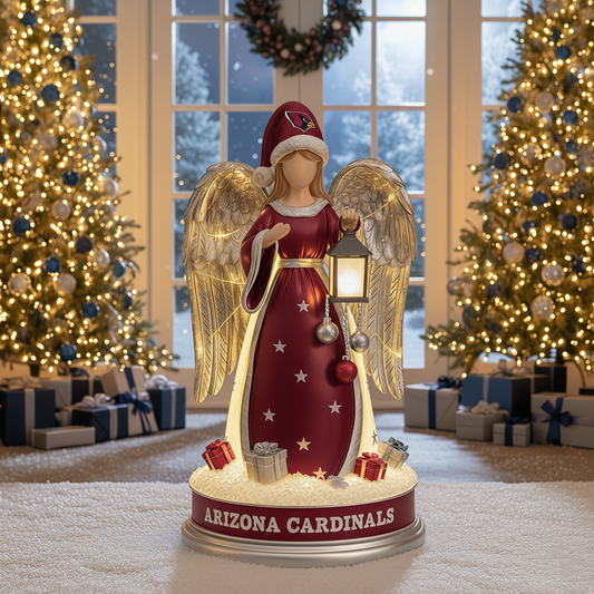 Premium NFL ARI Christmas Angel Statue Led Light V1 NMD TTV