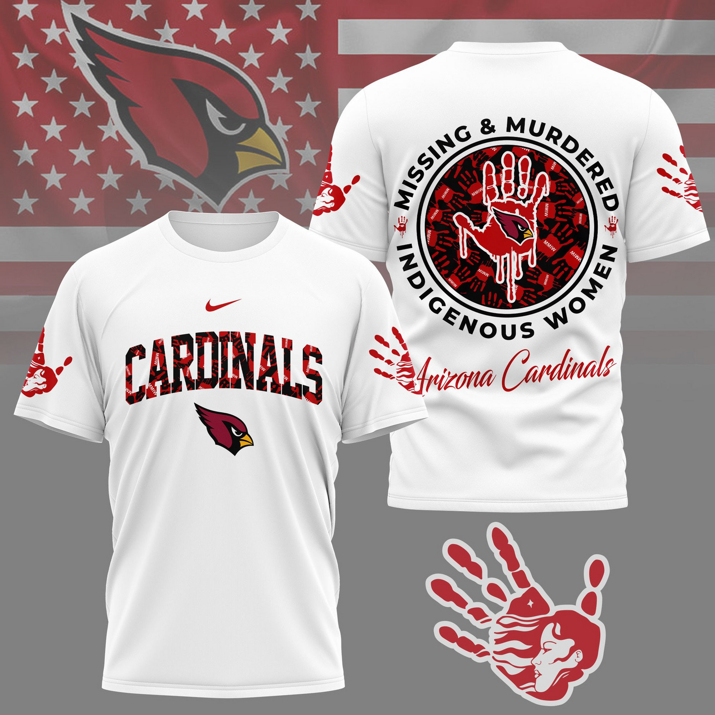 Premium NFL ARI MMIW Awareness Shirt V1 NMD TTV