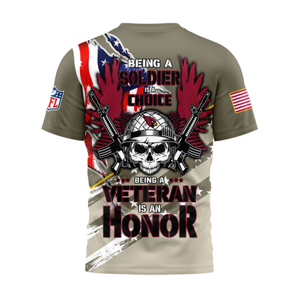 Premium NFL ARI Proud U.S. Veteran T-shirt V1 NMD TTV