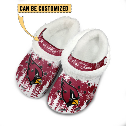 Premium NFL ARI Winter Fleece Clogs V1 NMD TTV