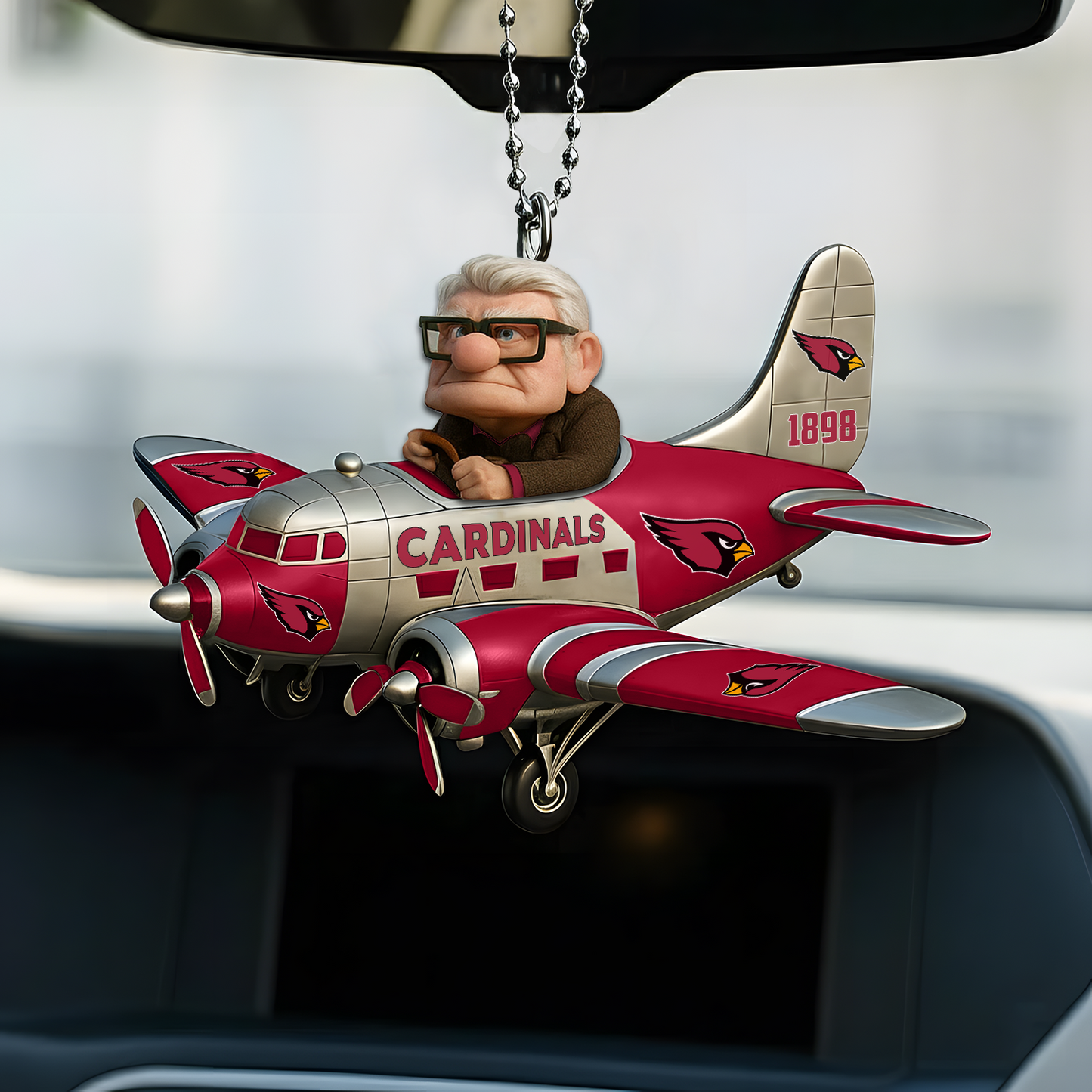 Premium NFL ARI x CARL Car Ornament V1 DATND TANTD