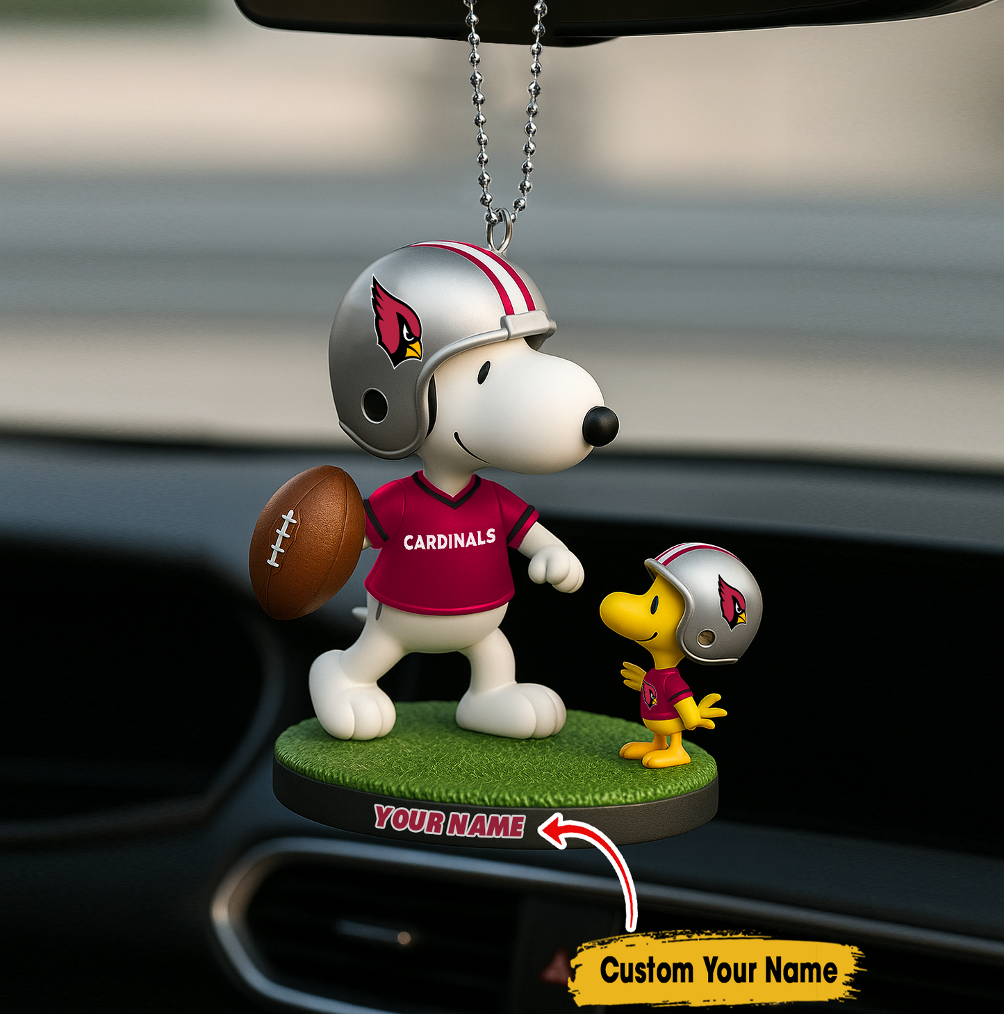 Premium NFL ARI x SNP Car Ornament V4 NMD TTV