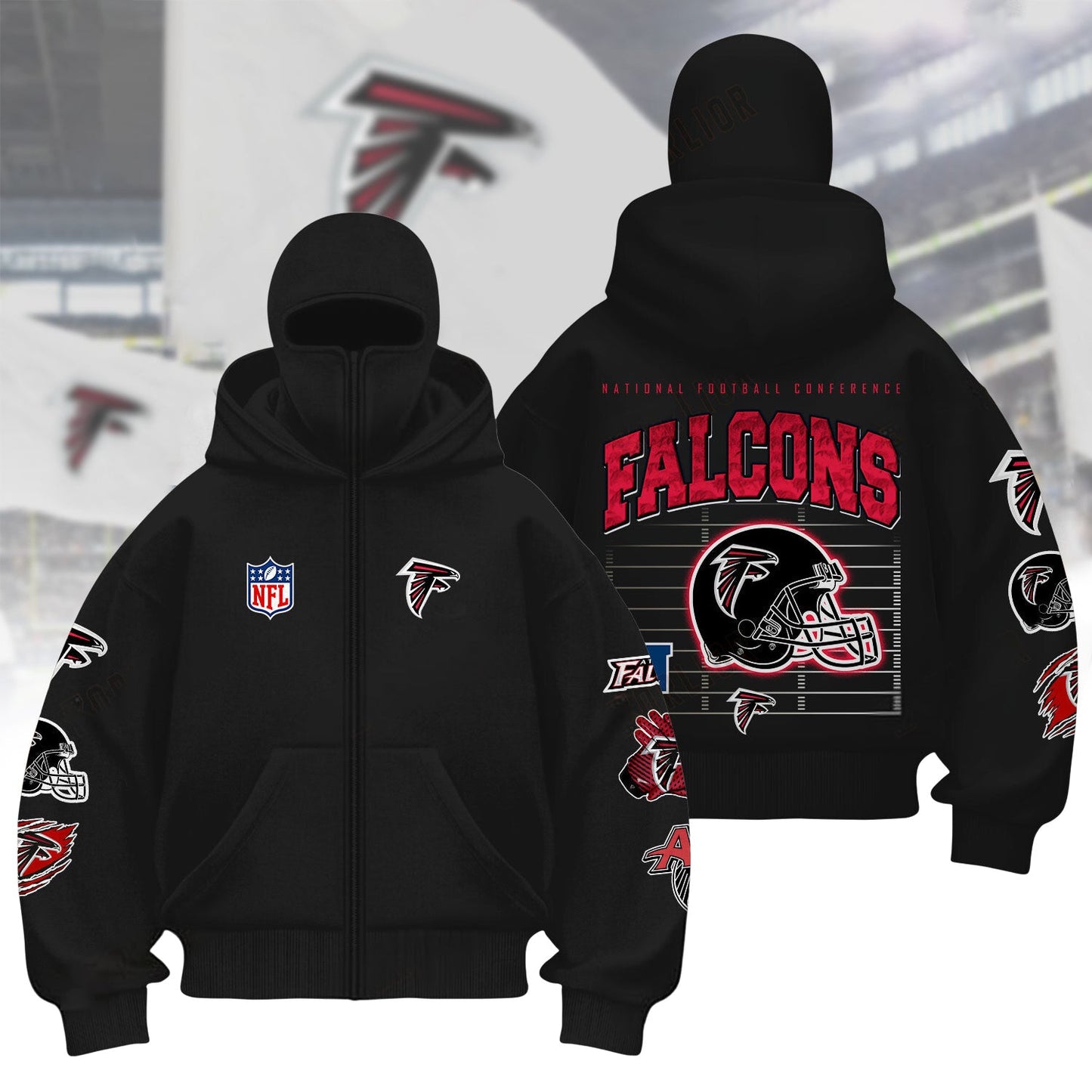 Premium NFL ATL Hoodie Balaclava V1 NMD NHM