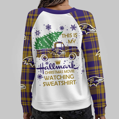 Premium NFL BAL Cozy Round Neck Raglan Sleeve Sweatshirt V1 NMD NHM