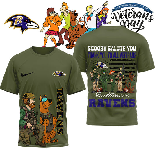 Premium NFL BAL x SCO Salute Veterans T-shirt V15 NMD NHM