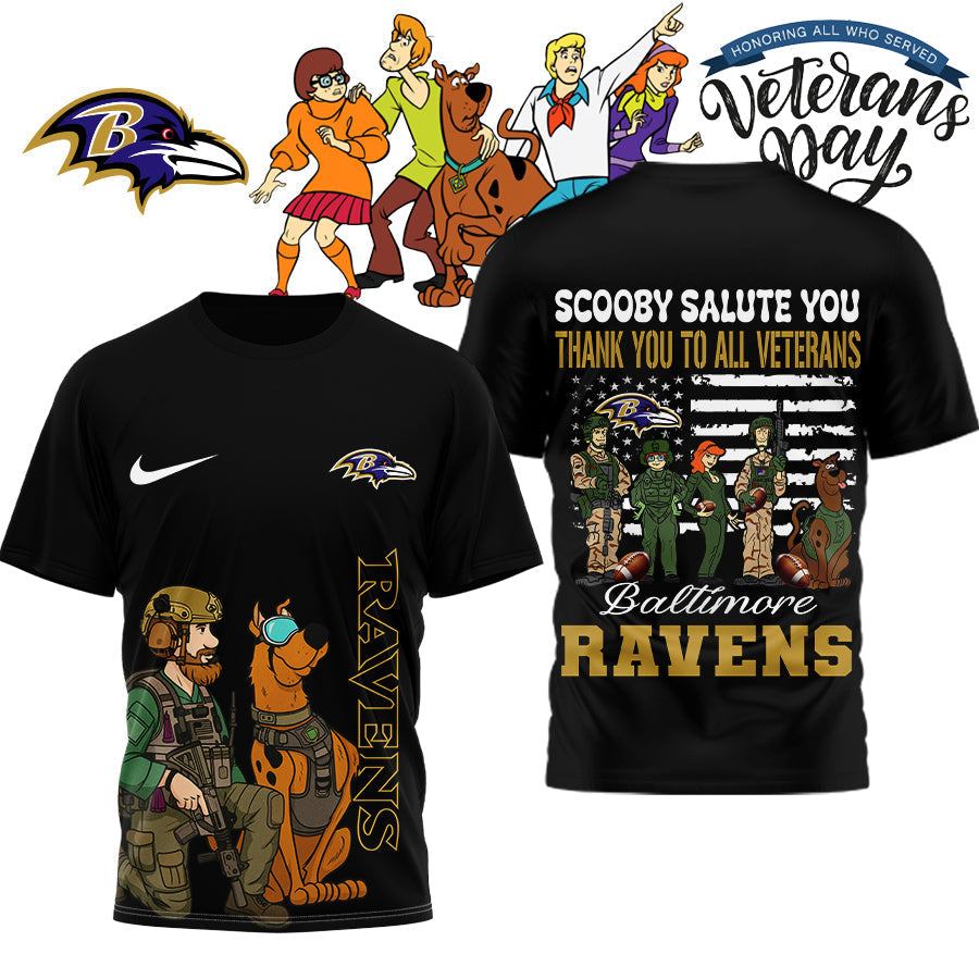Premium NFL BAL x SCO Salute Veterans T-shirt V15 NMD NHM