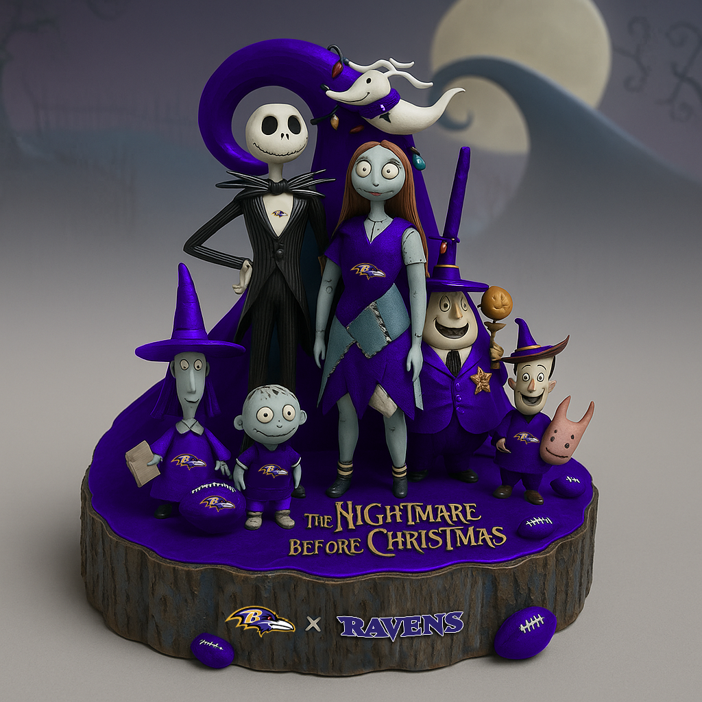 Premium NFL BAL x TNBC Acrylic Plaque V4 NMD TTV