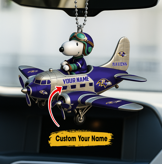 Premium NFL BR x SNP Your Name Car Ornament V2 NMD TTV