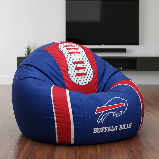 Premium NFL BUF Lounge Bean Chair V1 NMD TTV