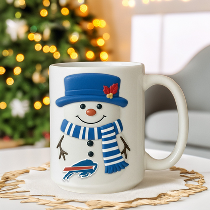Premium NFL BUF Santa Ceramic Mug V1 NMD TTV