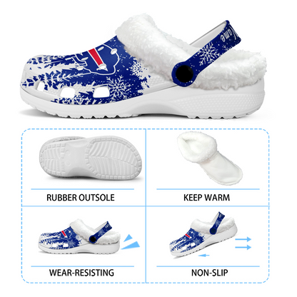 Premium NFL BUF Winter Fleece Clogs V1 NMD TTV