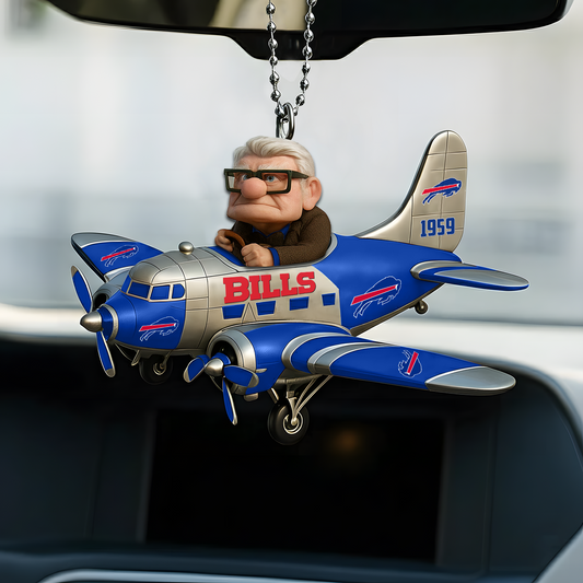 Premium NFL BUF x CARL Car Ornament V1 DATND TANTD