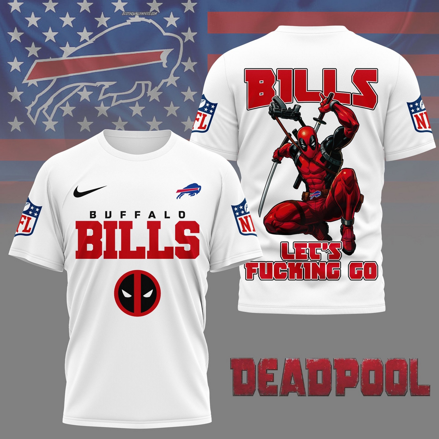 Premium NFL BUF x DP T-shirt V1 NMD TTV