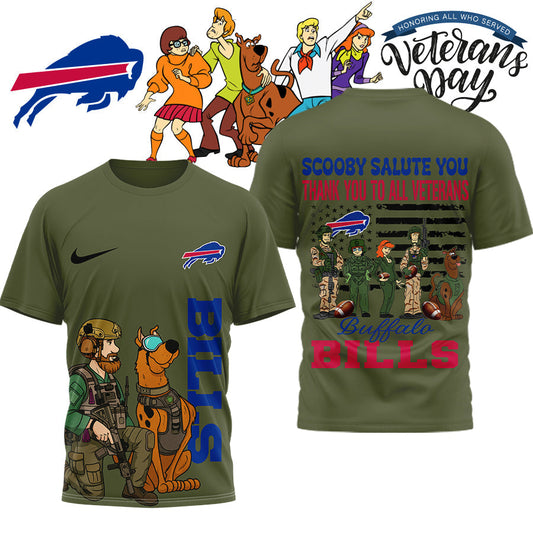 Premium NFL BUF x SCO Salute Veterans T-shirt V15 NMD NHM