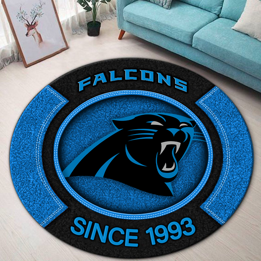 Premium NFL CAR Round Rug Multicolor V2 NMD TTV