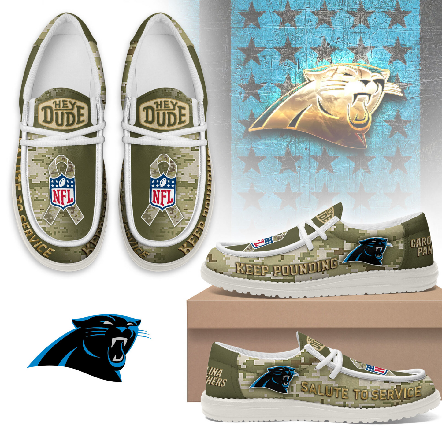 Premium NFL CAR Salute to Service Loafer V2 NMD TTV