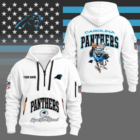 Premium NFL CAR Super Bowl Hoodie Half Zipper V1 NMD TTV