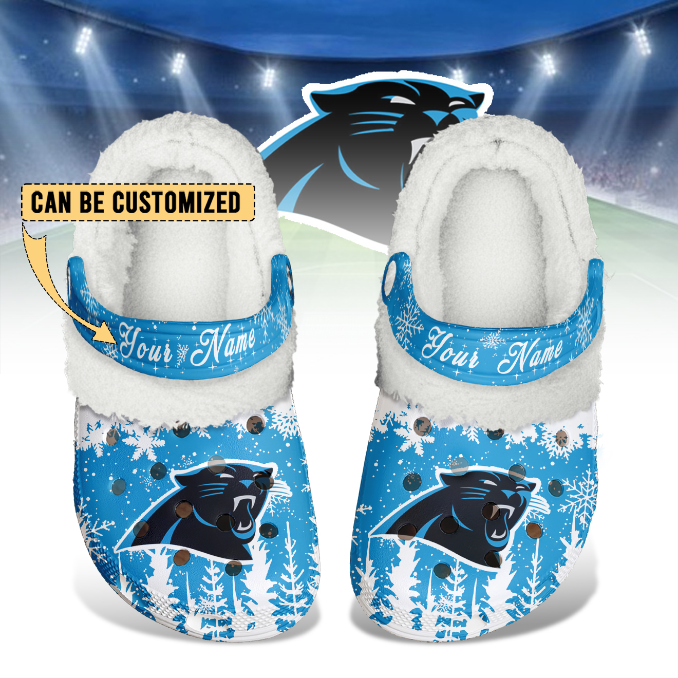 Premium NFL CAR Winter Fleece Clogs V1 NMD TTV