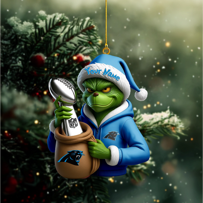 Premium NFL CAR x The Grinch Christmas Ornament V1 NMD TTV