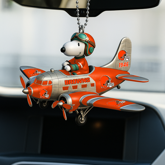 Premium NFL CLE x SNP Car Ornament V1 NMD TTV