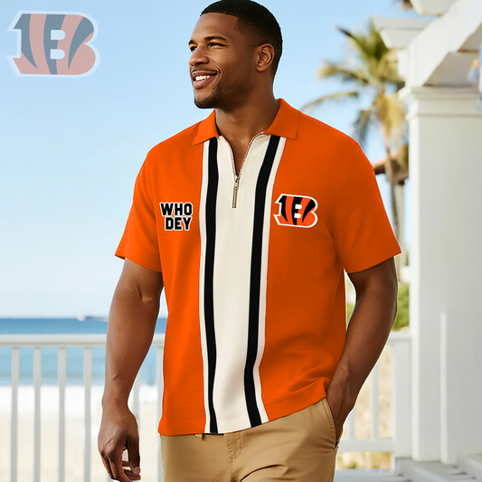 Premium NFL CCBG Zip Polo Shirt V1 NMD 030925 TTV