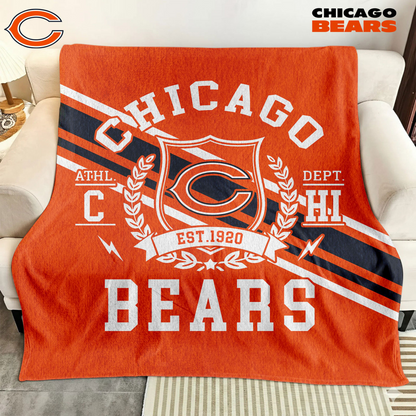 Premium NFL CHI Legacy Fleece Blanket V3 NMD TTV
