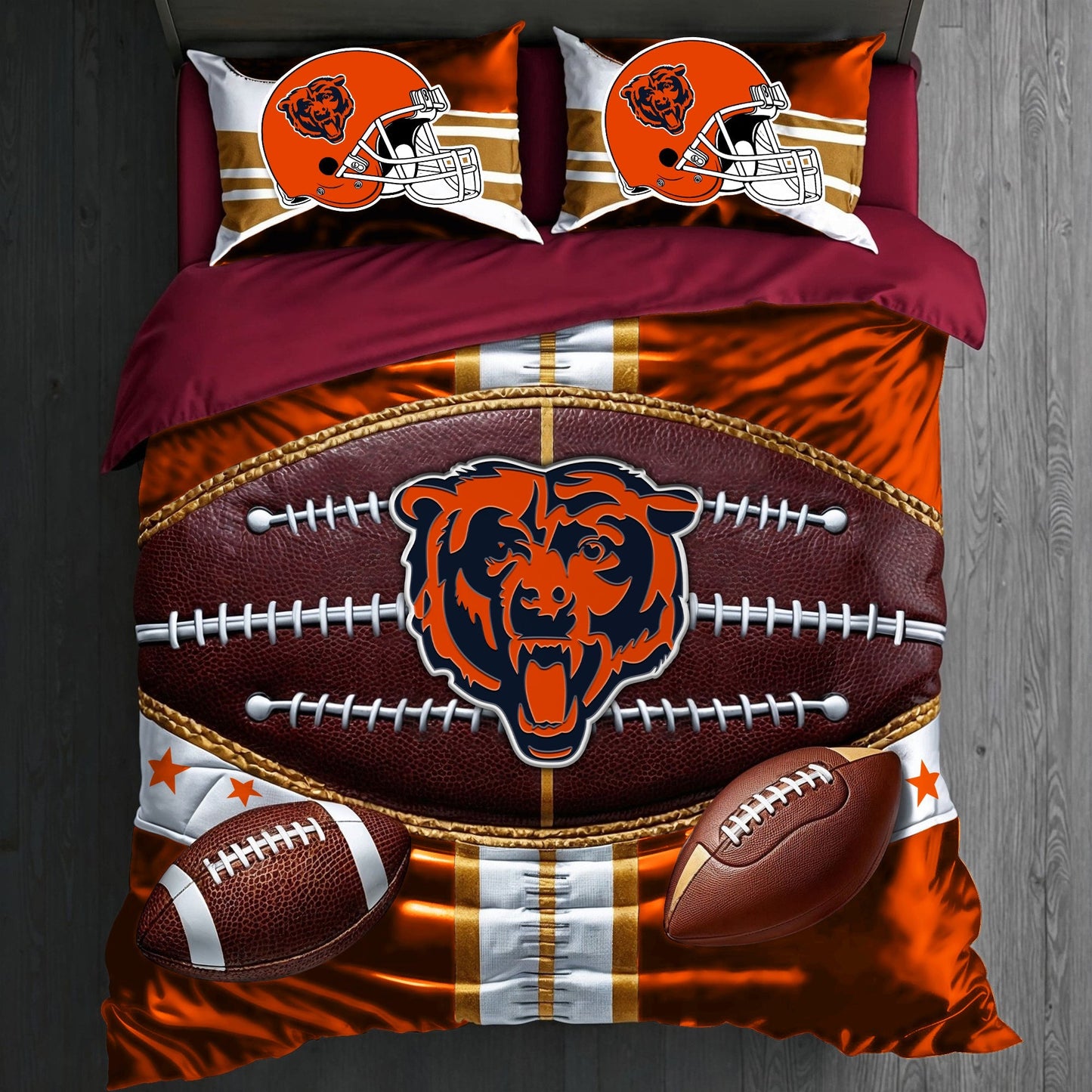 Premium NFL CHI Piece Bedding Set V1 NMD NHM