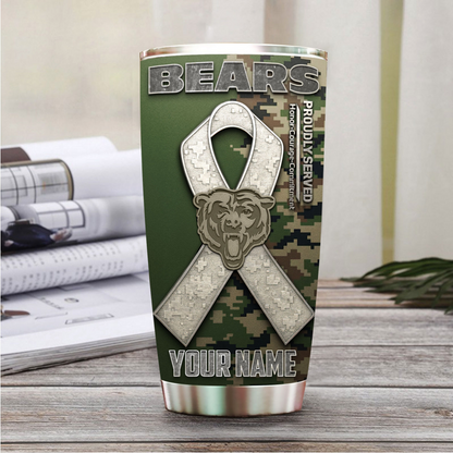 Premium NFL CHI Proudly Served Tumbler V1 NMD TTV