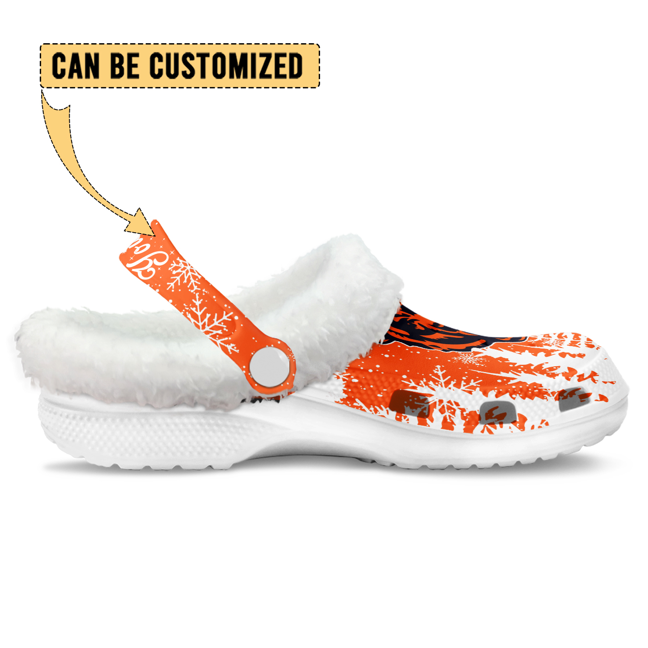 Premium NFL CHI Winter Fleece Clogs V1 NMD TTV