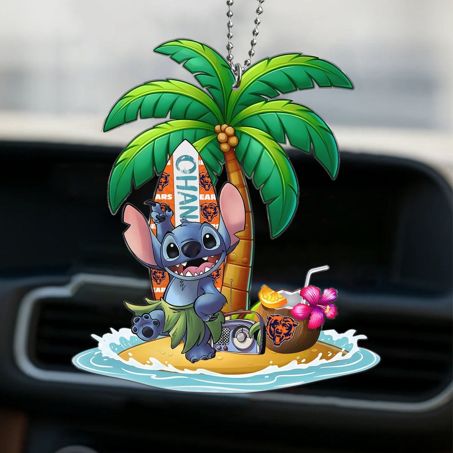 Premium NFL CHI x ST Hawai Car Ornament DatND DVT