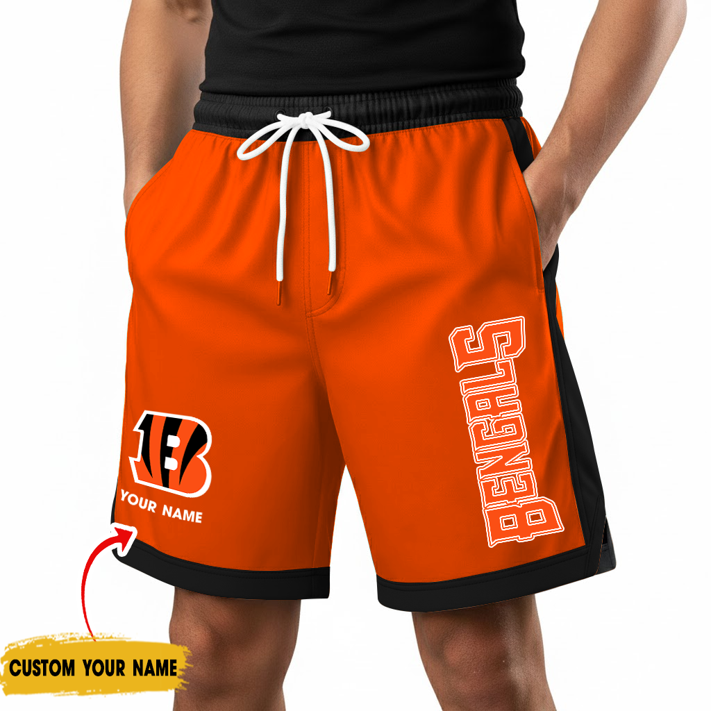 Premium NFL CIN Color-Block Training Shorts Pants V1 NMD TTV