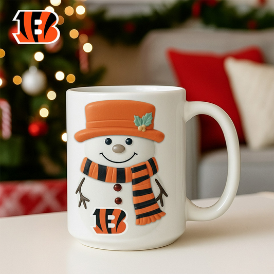 Premium NFL CIN Santa Ceramic Mug V1 NMD TTV