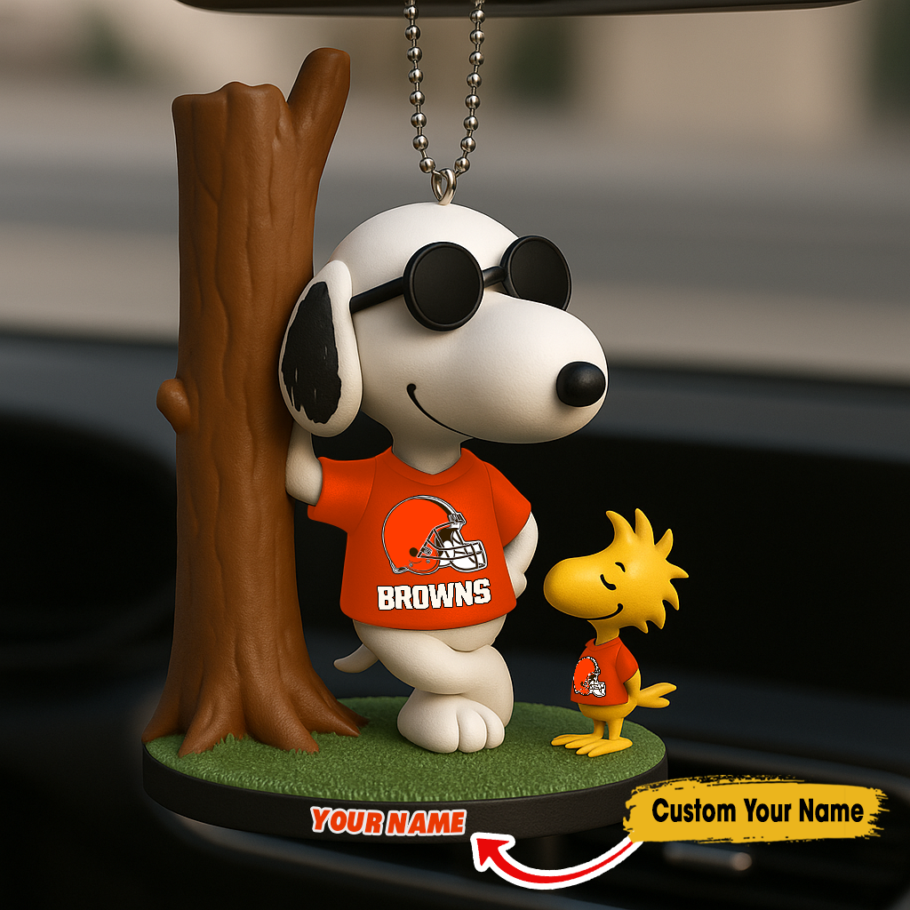 Premium NFL CLE x SNP Car Ornament V5 NMD  TTV