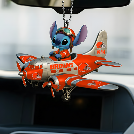 Premium NFL CLE x ST Car Ornament V1 DatND DVT