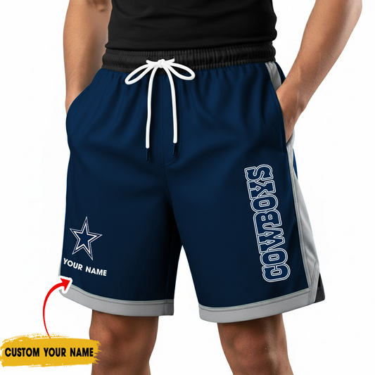 Premium NFL DAL Color-Block Training Shorts Pants V1 NMD TTV